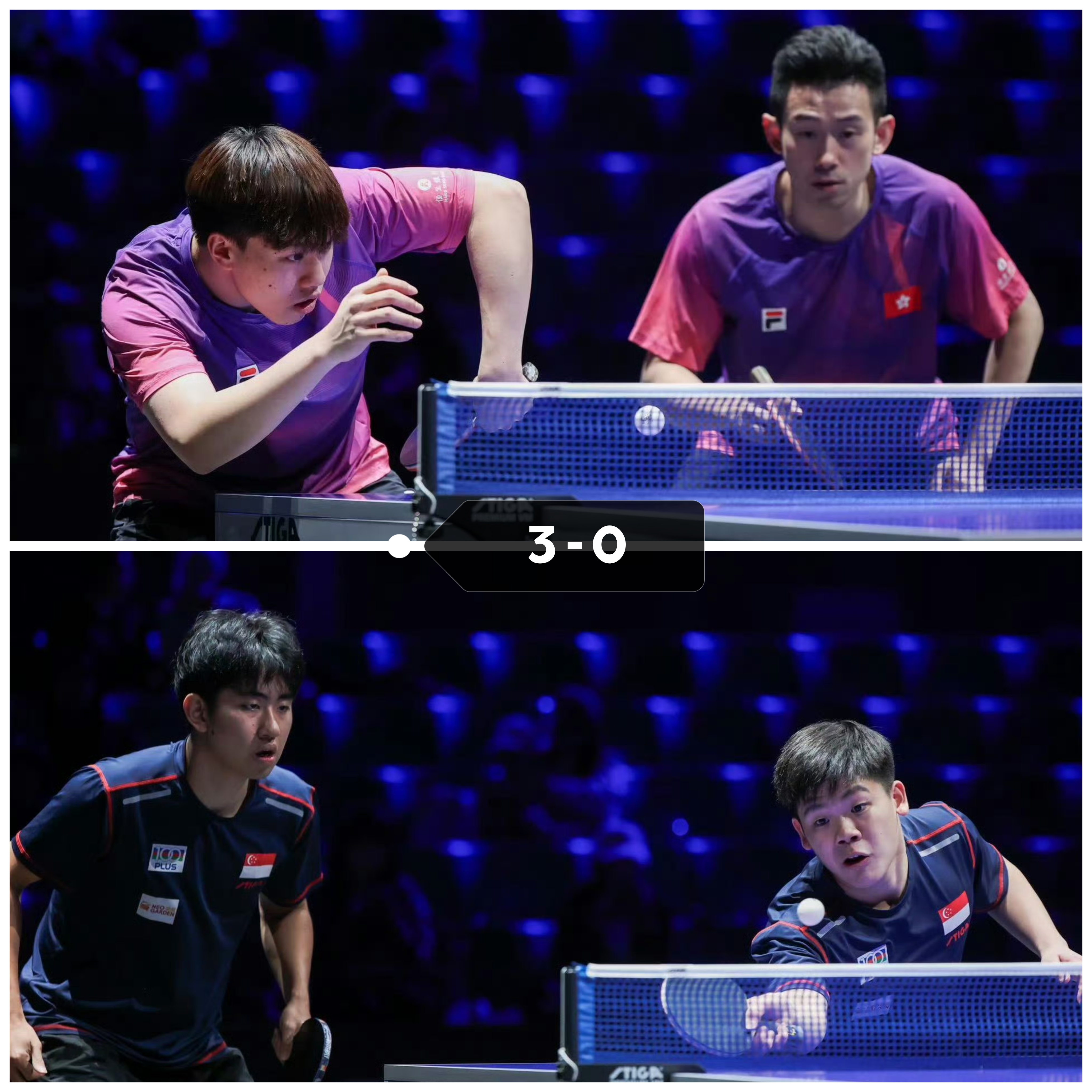 中国乒乓球队碾压韩国乒乓球队，水谷隼完成帽子戏法